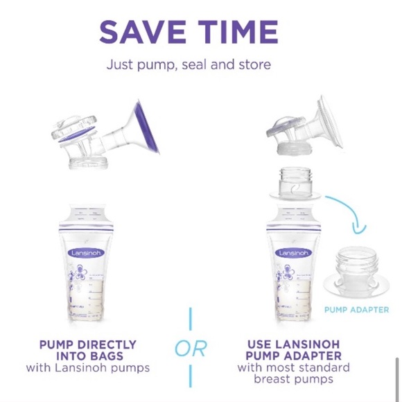 Lansinoh breast milk storage bags 50 count - Picture 7 of 8